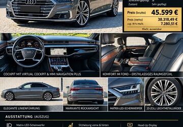 Audi A8 80.000 km 48.700 &euro; Düsseldorf 40489