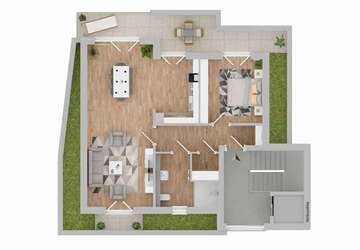 Wohnung Dormagen - 2 Zimmer, 84 m&sup2;, 1.420&euro; | Angebot:27459106