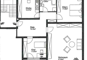 Wohnung Duisburg Beeck - 3 Zimmer, 105 m&sup2;, 840&euro; | Angebot:27008717